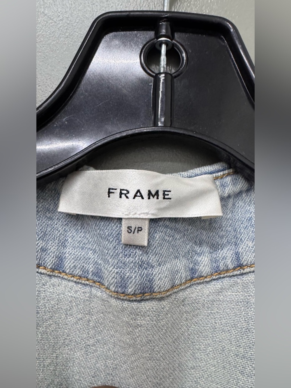 Frame The Yacht Denim Vest Sleeveless Button Front Top Women Size Small Luxury - Picture 3 of 7
